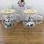 Weige heat-resistant cute creative adorable panda glass wood cover large capacity office milk oat flower teacups