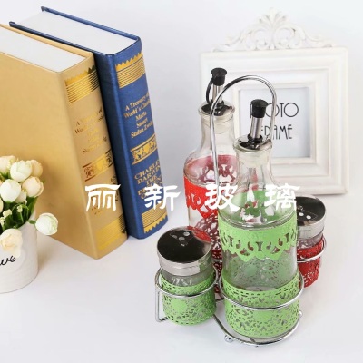 Combination Seasoning Jar Cruet Set Seasoning Bottle Set Spice Jar Pepper Cellar Pepper Shaker Soy Sauce Bottle