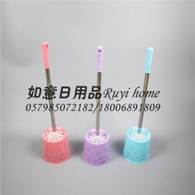Simple hollowed-out toilet brush set of perforated toilet toilet washing brush long handle cleaning brush seat brush