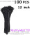 Multi-function 12-inch nylon self-locking cable tie black cable zipper tie heavy duty nylon tie