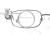 Ch10001 Double-Layer Glass Lens Glasses Clip-on Magnifying Glass 10 X-10x Magnifying Small Magnifying Glass Combination