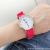 Web celebrity hot style simple figures small Daisy nylon watch strap watch students watch