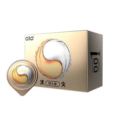 Olo Hyaluronic Acid Condom 001 Ice Fire Two-Day Condom Ultra-Thin Female Male God 10 Pack Adult Supplies
