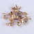 Fashionable new Chinese wind alloy dripping oil branches three birds brooch retro creative corsage dress accessories