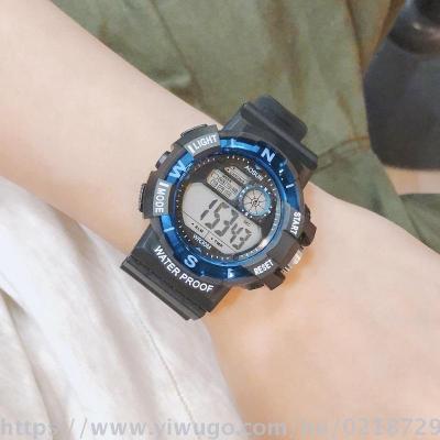 New men's sports electronic watch multi - functional glow-in-the-dark student waterproof watch