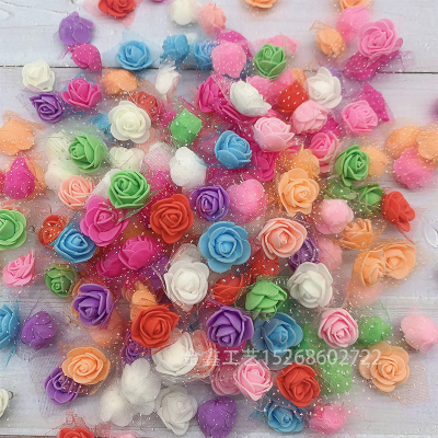 2.5cm foam lace lace simulation rose candy box accessories DIY headgear materials wedding flowers