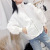 Summer new short coat female white bf student printing loose very fairy bask in clothes female blouse