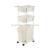 A245 multi-layer cart dirty laundry basket movable laundry basket storage basket belt pulley dirty laundry basket rack