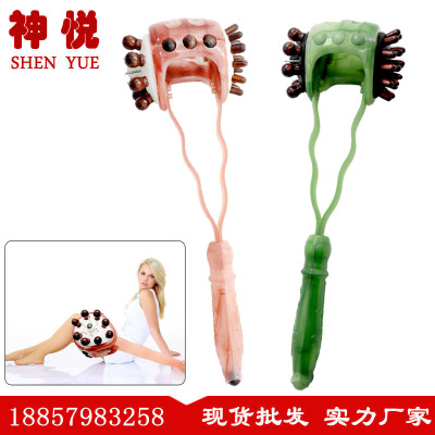 985 massage beat plastic beat beat back massage stick is two - sided beat itchy scratch do not ask for people cervical and lumbar meridian beat