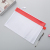 Zipper Closure Pencil Case Transparent Mesh Bag Stationery Storage Bags Office Tickets Zipper Bag