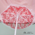 European and American White Red Wedding Flower Girl Decorative Umbrella Small Lace Umbrella Wedding Long Handle Umbrella Wedding Supplies