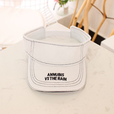 Spring/summer letter embroidered hollow hat girl sunshade cap travel casual baseball cap
