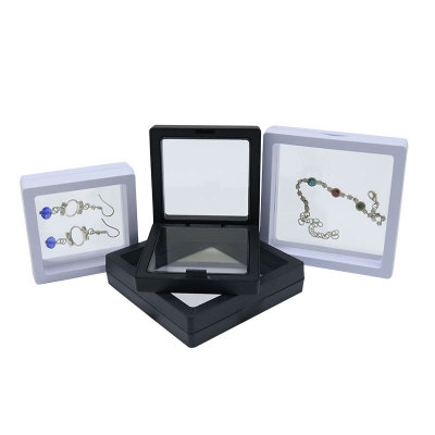 Transparent PE film suspension box jade Buddha beads display box jewelry ring bracelet box display window