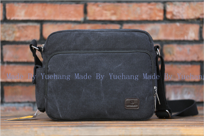 Shoulder bag canvas bag factory shop to sample processing shoulder bag multi-functional business yue hang production