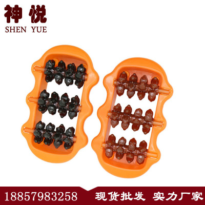 617 the factory direct sales mini plastic foot massager plastic handicrafts temple fair shot products