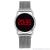 Fashionable hot sport round magnetic absorbing watch strap led watch students watch