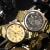 American hot-selling classic digital watch two eye calendar men's quartz watch man wish amazon hot style