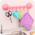 Lock type strong suction cup 6 hook kitchen bathroom wall hook hook hook nail-free multi-purpose hanging