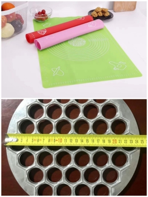 Silicone kneading pad +37 hole dumpling artifact