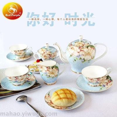 Ceramic coffee/tea kettle/tableware set