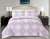 European thin air conditioning summer quilt yarn-dyed polyester cotton bedding 3 pcs set reversible jacquard bed cover