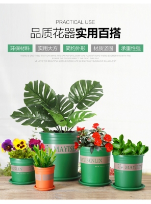 Simple and practical flowerpot with many colors