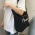 Printed Canvas Bag Shoulder Handbag Customized Export Korean Style Ins Simple All-Matching