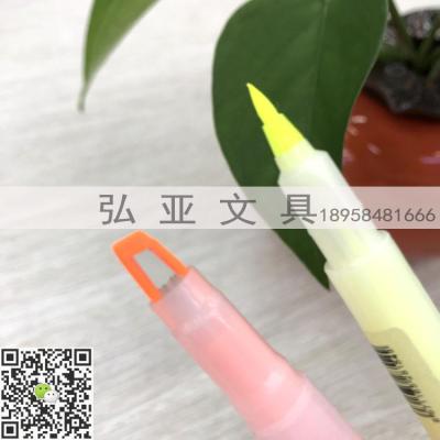 Double-headed window highlighter acrylic pencil head section head thin head marking notes underline key markers