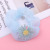 Net band aid small daisies large intestine band Web celebrity Ins fat tame female Korean Simple and lovely head rope hair ornament