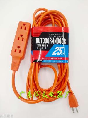 Factory Direct Sales American American Standard Outdoor Socket Outdoor Extension Line Exported to South America