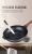 Manufacturer direct selling wholesale integration die-casting wheat stone wok non-stick pan no lampblack frying pan frying pan pan