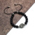 Black pearl tree of life bracelet accessories can be adjusted pull string bracelet bracelet