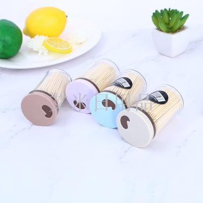 CQS- transparent small waist 300 creative toothpicks disposable portable double-headed toothpicks available