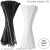Indoor and outdoor heavy duty cable ties comes in two colors, black and white