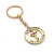 Golden revolving crucifix keyring pendant ring ring ornaments religious church gifts gifts