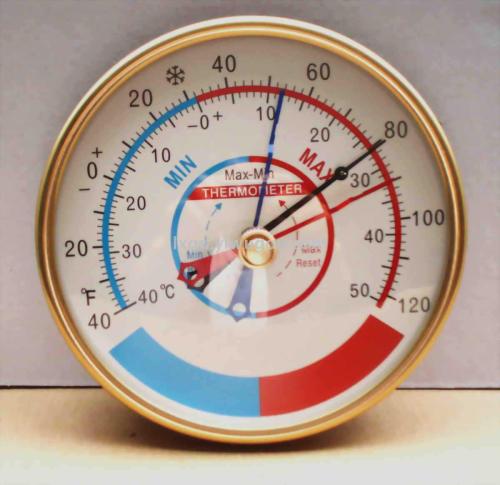 T9392d Thermometer Greenhouse Thermometer Thermometer with Max & Min Temperature Indicating Needle the Highest and Lowest