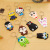 Korean cute Animal key chain key Ring Creative lovers Type key chain Cartoon package key chain Pendant