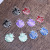 (10 pieces per bag) fashionable metal shell DIY accessories necklace pendant