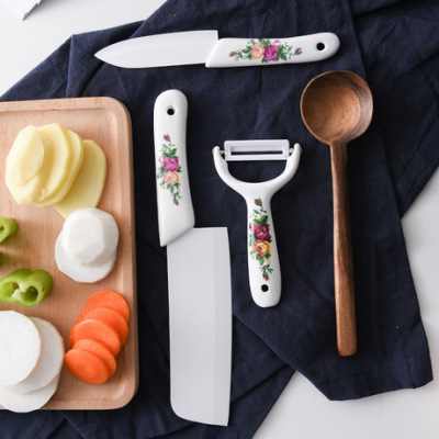 Ceramic Knife Fruit Knife Home Use Set Kitchen Knife Peeling Knife Baby Complementary Food Knife Melon and Fruit Kitchen Knife Portable