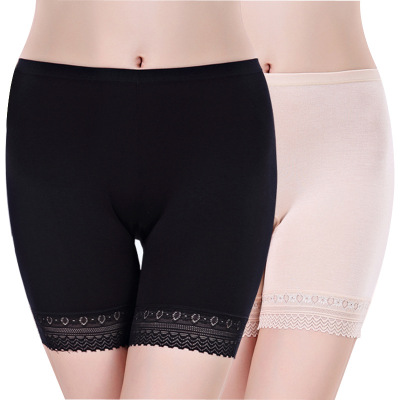 Cotton safety pants to prevent loose women summer fat mm anti-roll leggings oversize insurance pants shorts