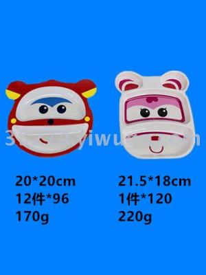 Concessions: 3-1 Tableware Children's plates Children's plates imitation ceramic applique plate elegant Design Price