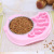 New bird stainless steel plastic missile food bowl dog bowl dog cat to use pet food utensils