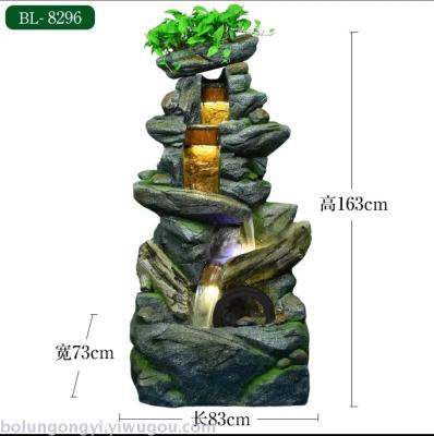 Yunshan water fountain home decoration fengshui fortune resin decorations