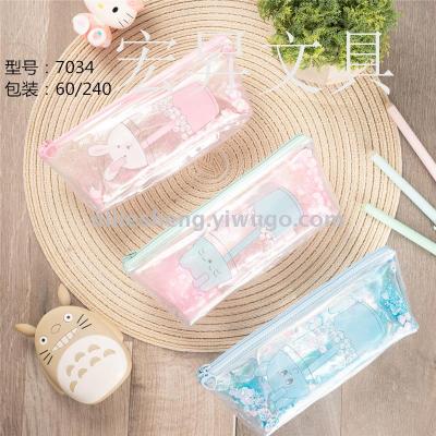 Pen case animal waterproof large capacity pencil box cartoon identifiers bag pencil bag identifiers Pen box writing case