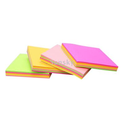 3x3 inches fluorescent office super sticky note memo pad