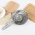 Ns-10cm straight grain wide pointed ear oil grid stainless steel filter mesh tea bean milk filter spoon baking utensils