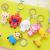 Animal Cartoon Cute Flexible Rubber Key Chain Silicone Children's Keychain Factory Direct Sales Environmentally Friendly Non-Toxic Customizable