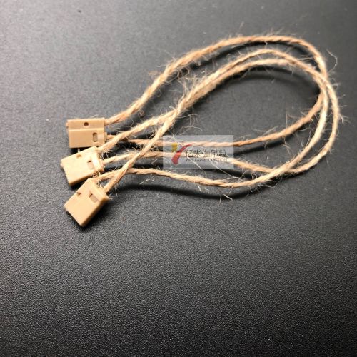 factory direct sales clothing charm bracelet tag rope hemp rope square buckle charm bracelet trademark lanyard bracelet kraft paper card rope