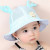 Sun hat for children summer male fashion thin mesh baby Sun hat for 1-2 year old girl baby fisherman hat