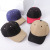 Men's hot cap Korean version men's summer sun hat black plate popular logo baseball cap